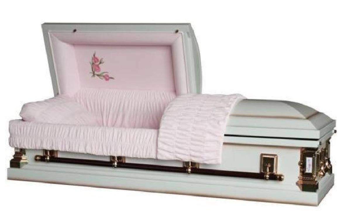 18 Gauge Steel Casket – Oblong Carnation