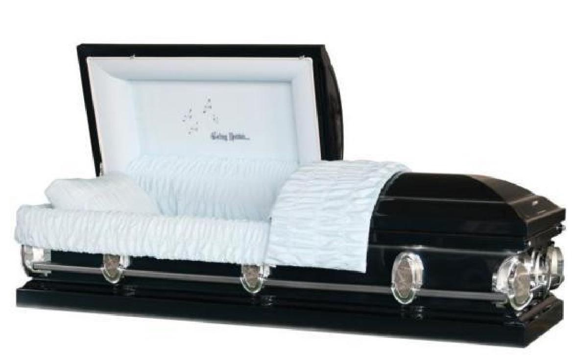 18 Gauge Steel Casket – Decal Going Home