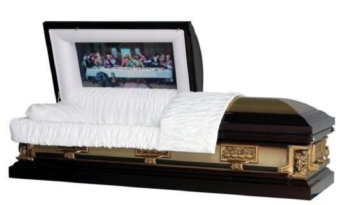 18 Gauge Steel Casket – Pieta Design
