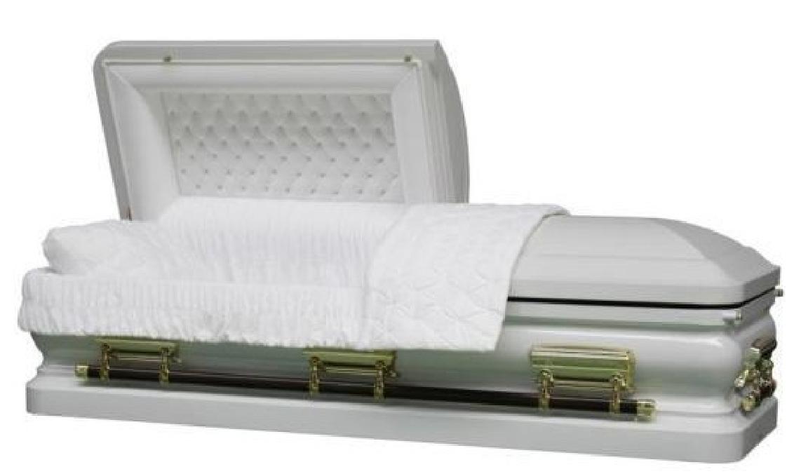 18 Gauge Steel Casket – Onyx Purity Finish