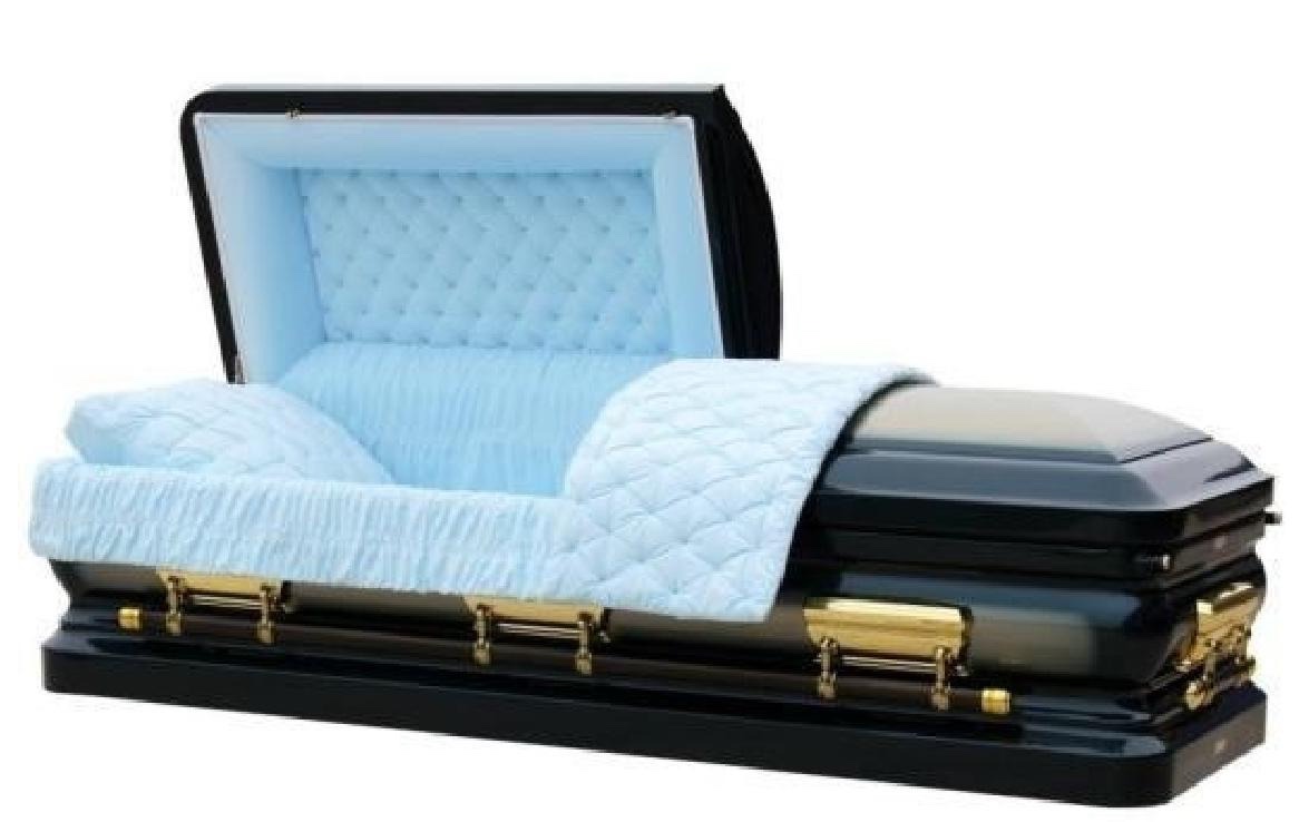 18 Gauge Steel Casket – Sapphire Gold Finish