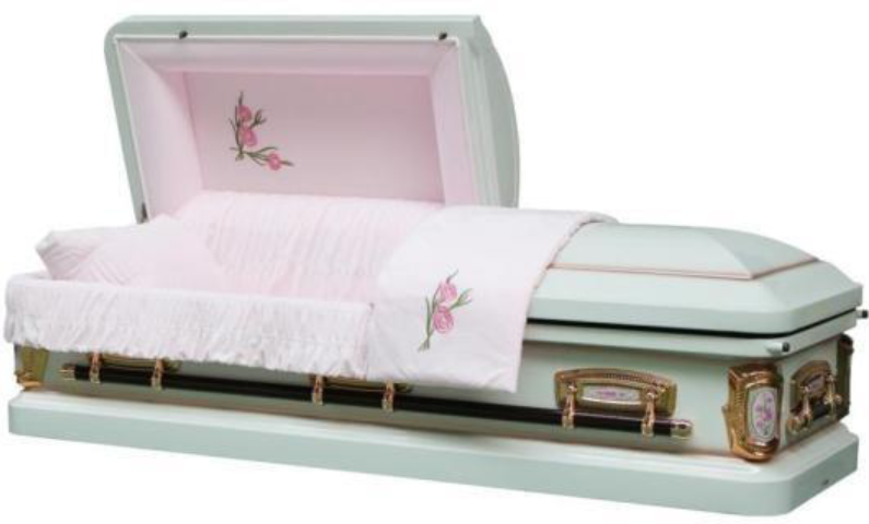 18 Gauge Steel Casket – Primrose Finish