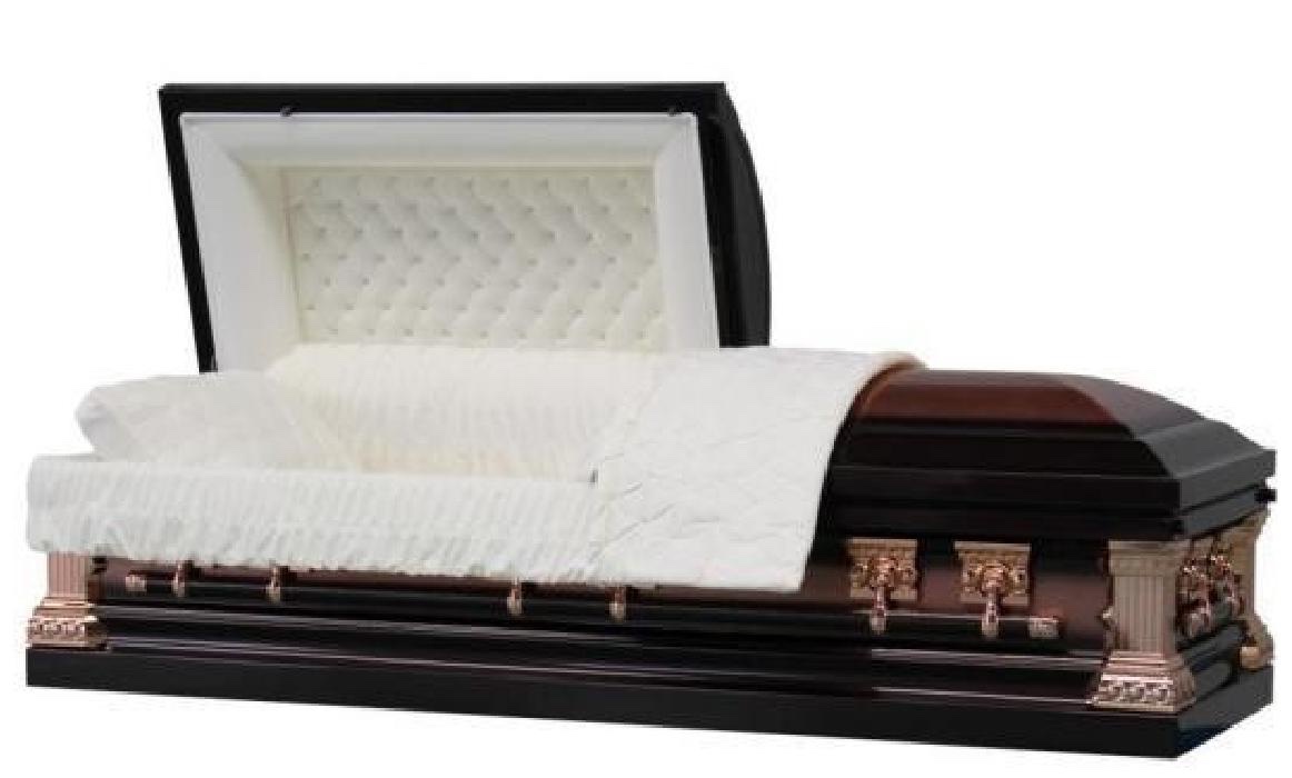 18 Gauge Steel Casket – Jeff Bronze Finish