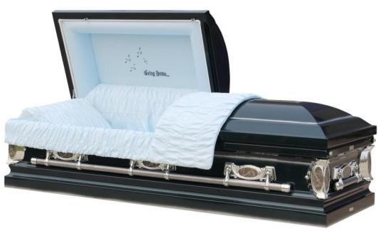 18 Gauge Steel Casket – Mirror Going Home