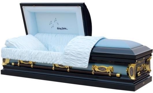 18 Gauge Steel Casket – Mixed Color Going Home