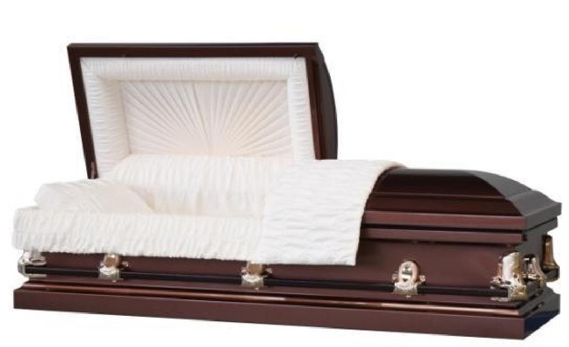 20 Gauge Steel Casket – Galaxy Brown Finish