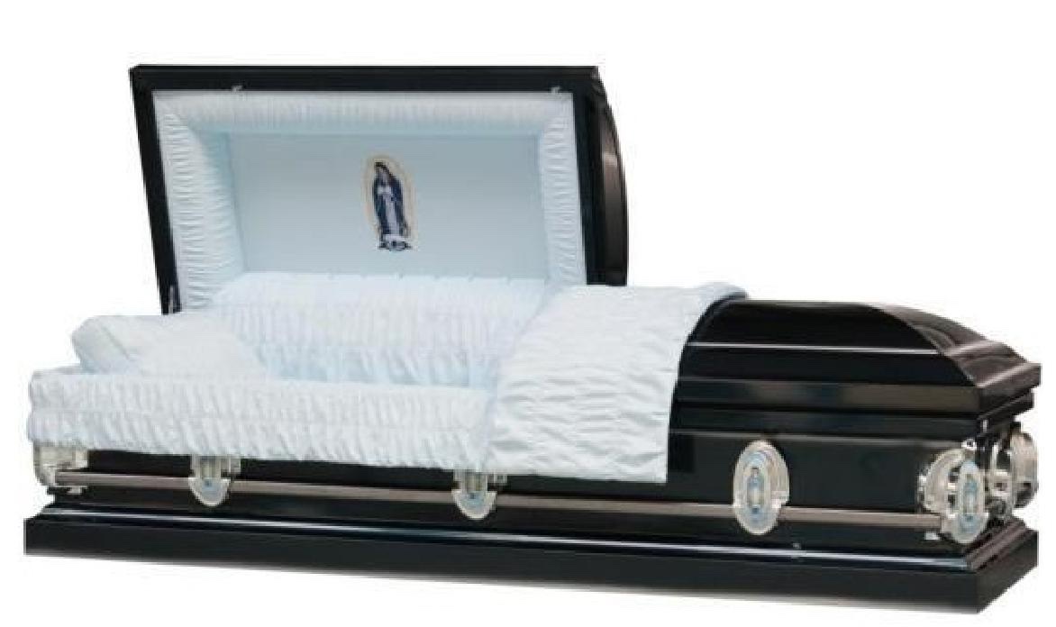 20 Gauge Steel Casket – Guadalupe Blue Finish