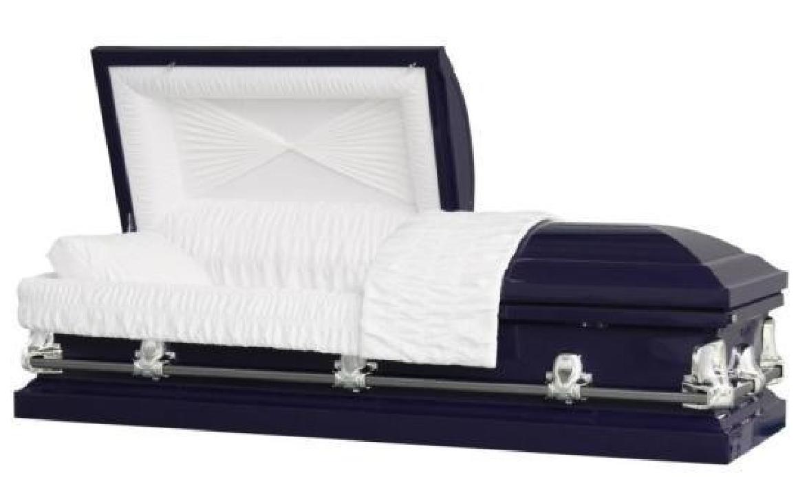 20 Gauge Steel Casket – Galaxy Purple Finish