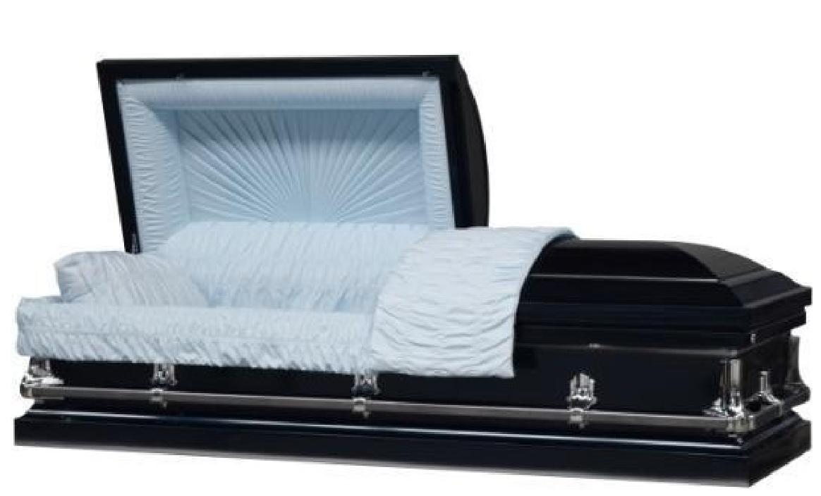 20 Gauge Steel Casket – Jessup Spruce Blue Finish