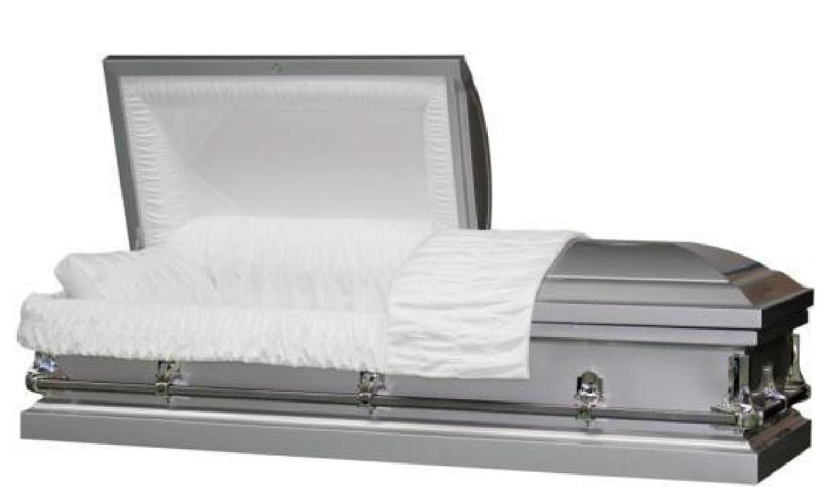 20 Gauge Steel Dunham Silver Non-Sealer Casket
