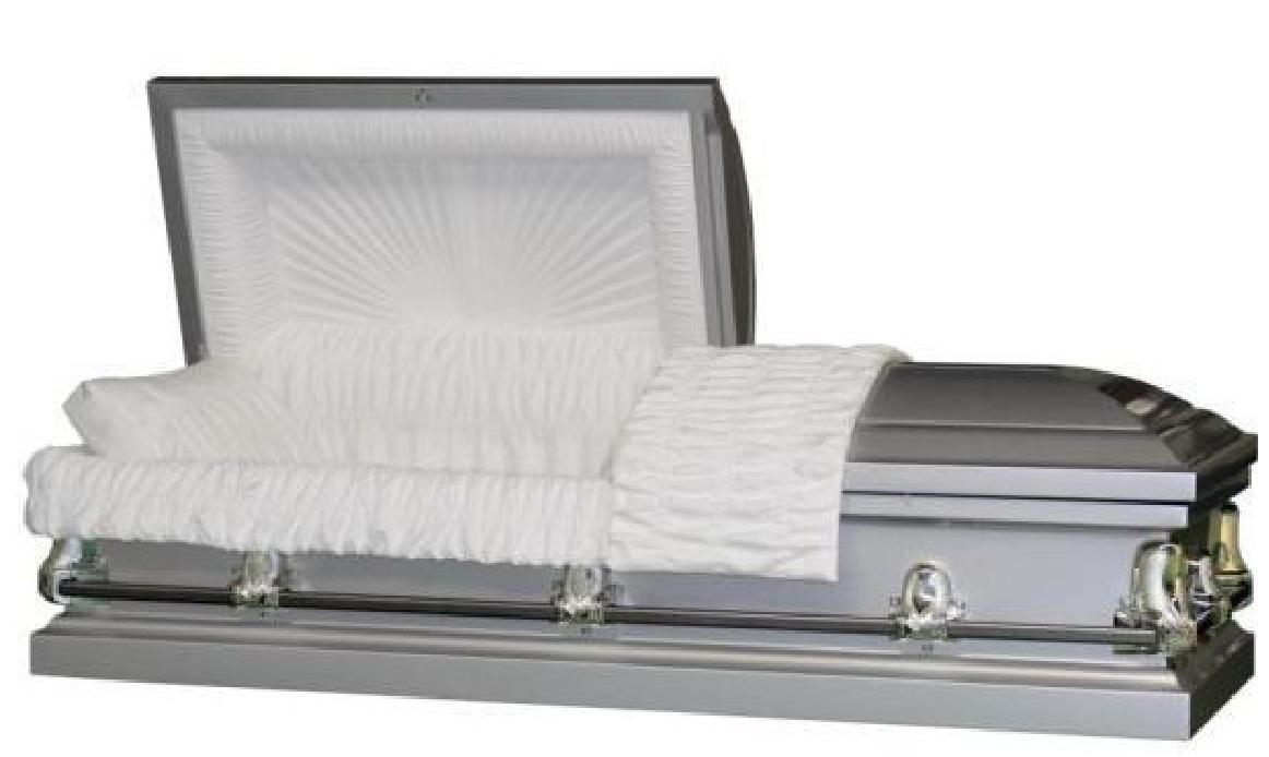 20 Gauge Steel Sparton Silver Non-Sealer Casket